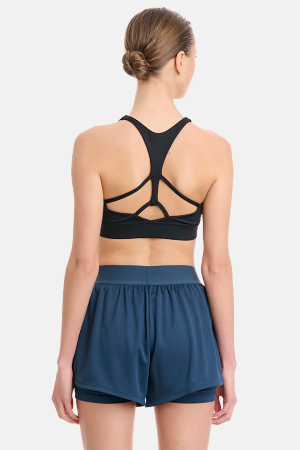 Sports shorts with inner leggings WALK 915-1 BLUE RAF