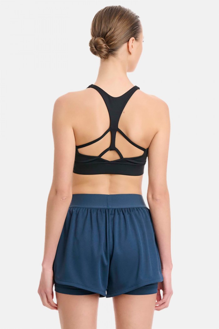 Sportshorts mit Innenleggings WALK 915-1 BLUE RAF