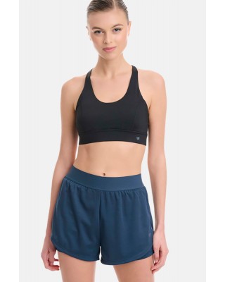 Sports shorts with inner leggings WALK 915-1 BLUE RAF