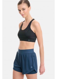 Sports shorts with inner leggings WALK 915-1 BLUE RAF Sports shorts with inner leggings WALK 915-1 BLUE RAF