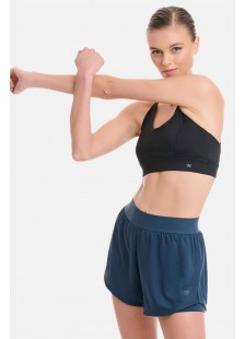Sports shorts with inner leggings WALK 915-1 BLUE RAF Sports shorts with inner leggings WALK 915-1 BLUE RAF