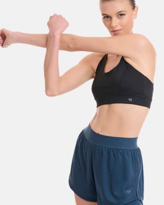 Sportshorts mit Innenleggings WALK 915-1 BLUE RAF