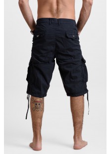 Herren Cargo-Bermuda-Shorts X-FEEL BLAU SCHWARZ X-2265-4 Herren Cargo-Bermuda-Shorts X-FEEL BLAU SCHWARZ X-2265-4