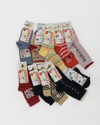 Kindersocken für Mädchen ZENITH 10 Paare COLOR COMBO 2