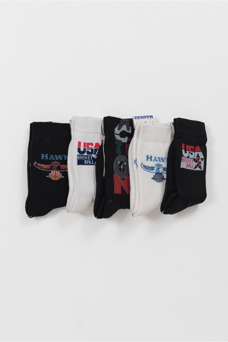 Kids Sports Socks ZENITH 5 Pack 2021-1 Kids Sports Socks ZENITH 5 Pack 2021-1