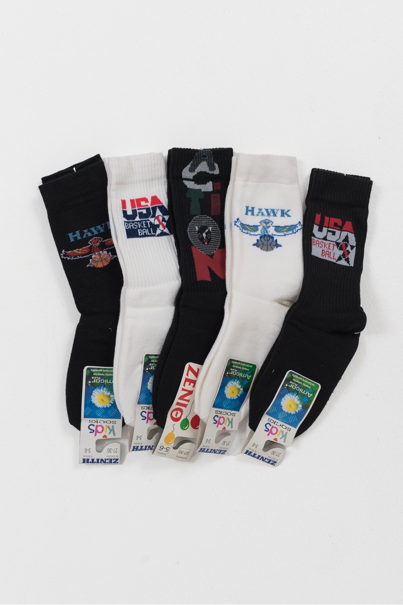 Kids Sports Socks ZENITH 5 Pack 2021-1 Kids Sports Socks ZENITH 5 Pack 2021-1