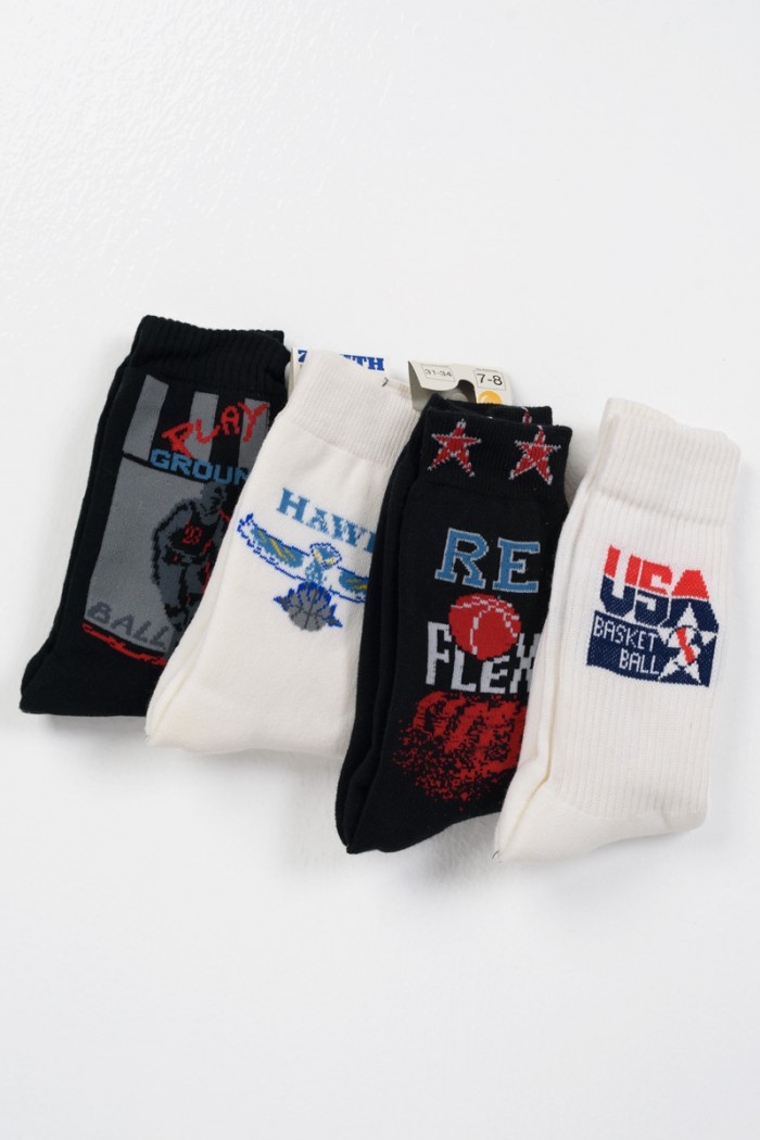 Kids Sports Socks ZENITH 4 Pack 91