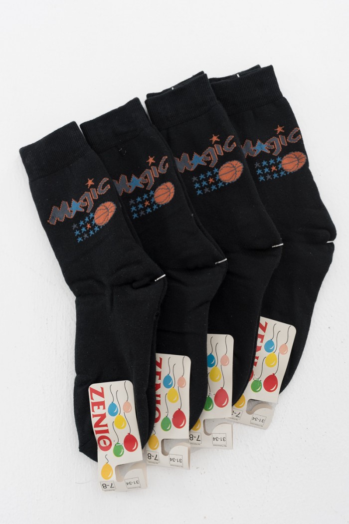 Kids Sports Socks ZENITH 4 Pack 090