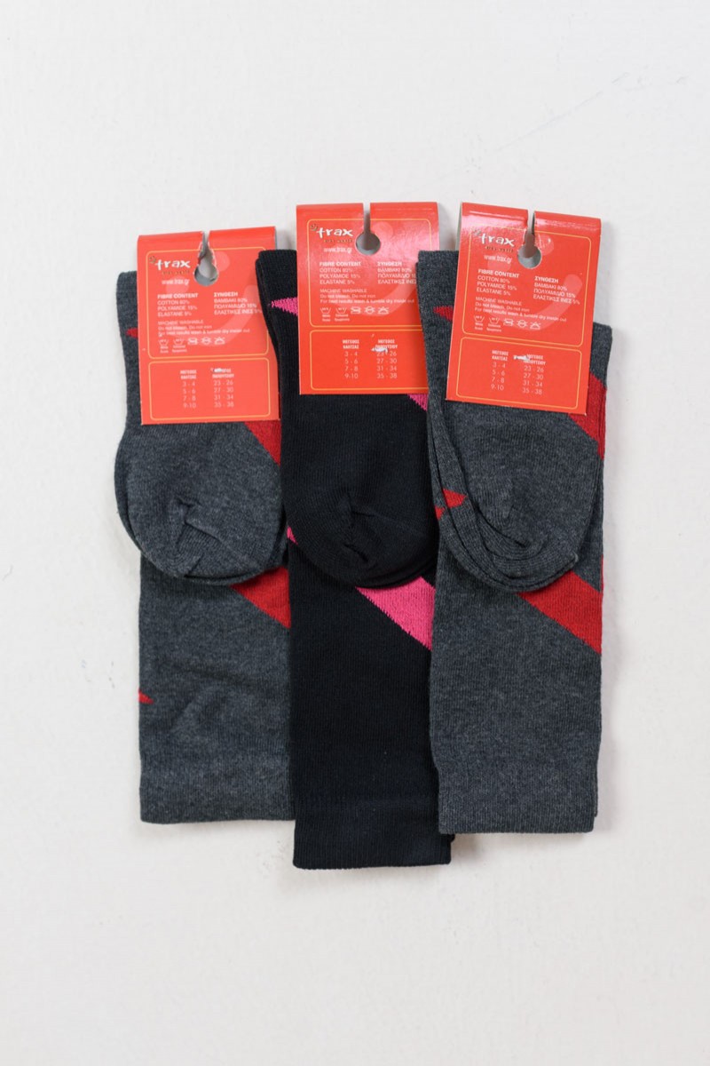 Cotton socks TRAX 3 Pack Combo 02501-2