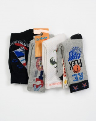 Kinder-Sport-Socken ZENITH 4er-Pack 90