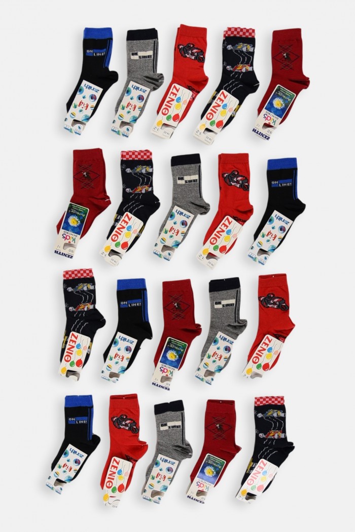 Children's socks for boy ZENITH Offer 20 Pairs Combo 1