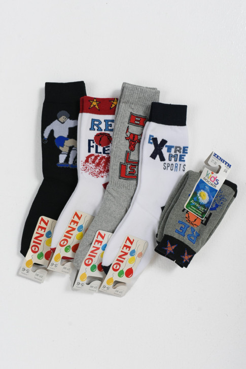 Children's sports socks ZENITH 5 Pack 2021-6