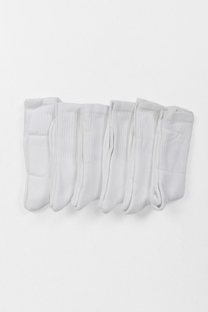 Kinder-Sport-Socken SANDY 6 PACK WEISS