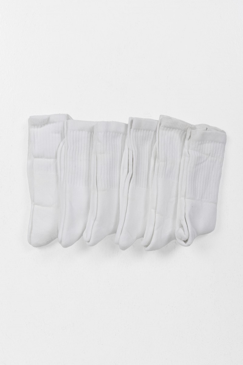 Kinder-Sport-Socken SANDY 6 PACK WEISS
