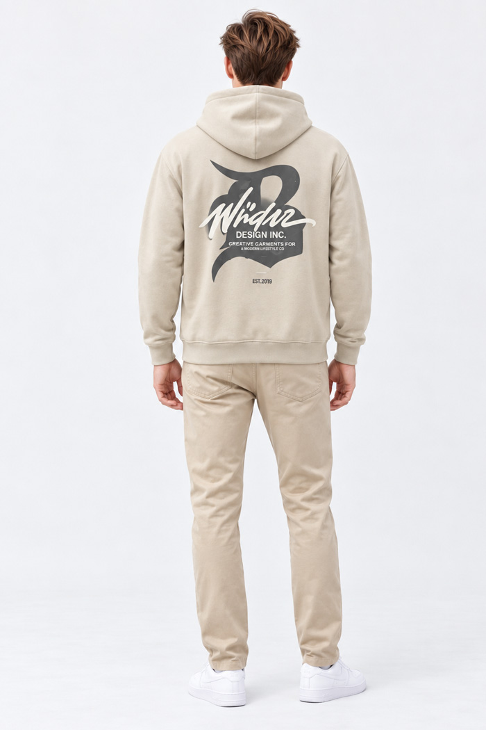 SEVENSTAR LF-231 men's half-zip hooded sweatshirt