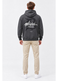 SEVENSTAR LF-231 men's half-zip hooded sweatshirt