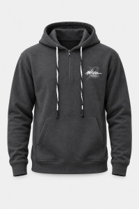 SEVENSTAR LF-231 men's half-zip hooded sweatshirt