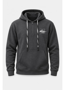 SEVENSTAR LF-231 men's half-zip hooded sweatshirt