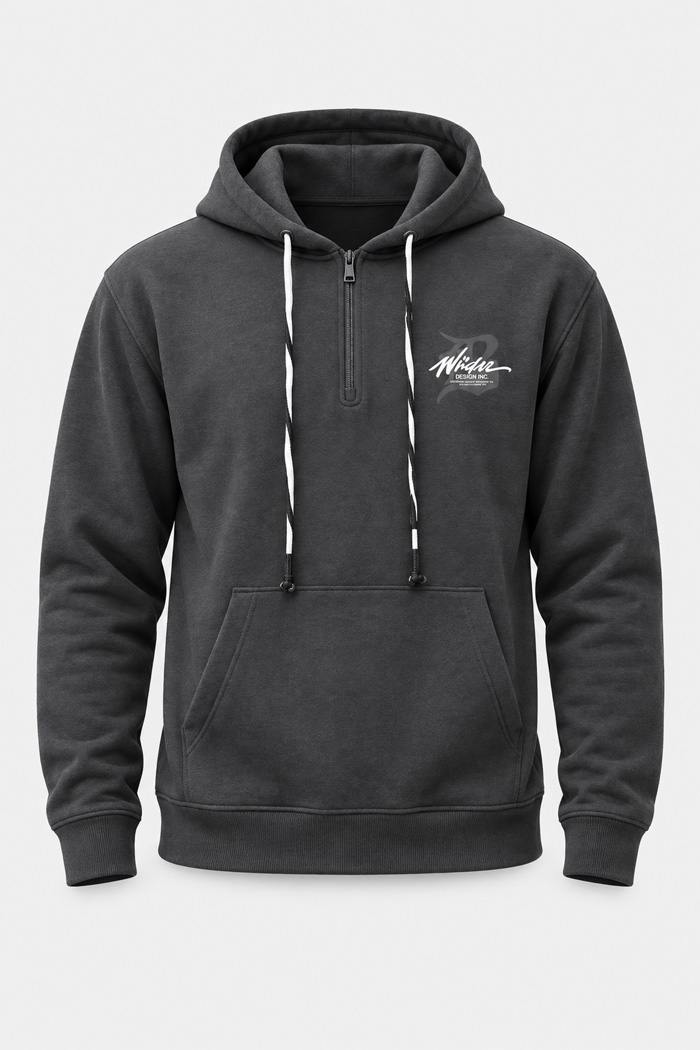 SEVENSTAR LF-231 men's half-zip hooded sweatshirt