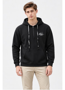 SEVENSTAR LF-231 men's half-zip hooded sweatshirt