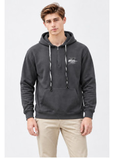 SEVENSTAR LF-231 men's half-zip hooded sweatshirt