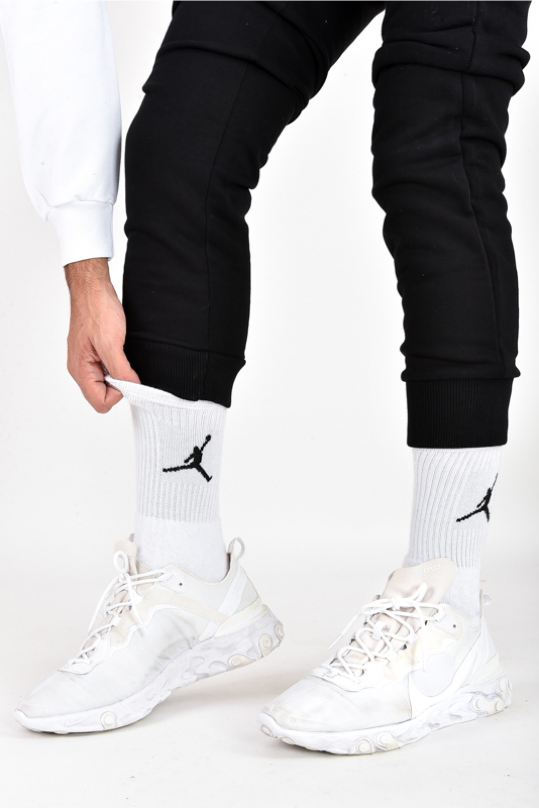 Basket mens socks Black and White