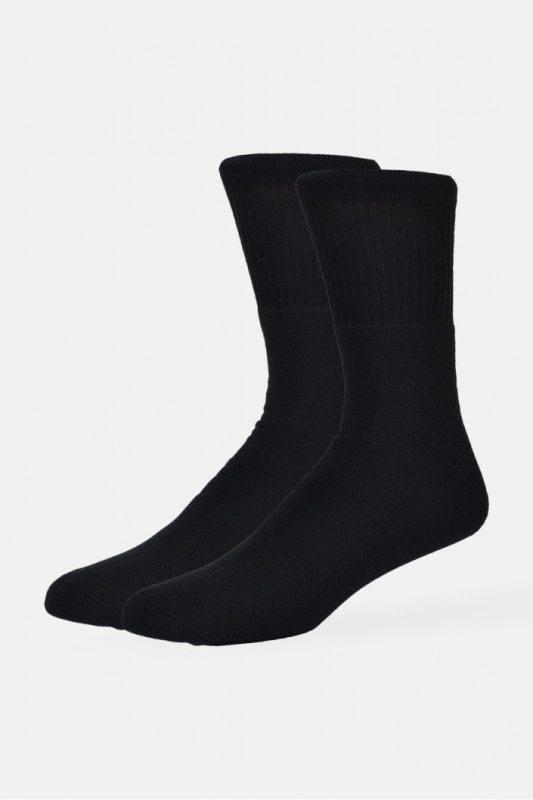 Einfarbige Socken in schwarz und weiß AMPO