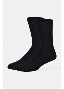 Einfarbige Socken in schwarz und weiß AMPO