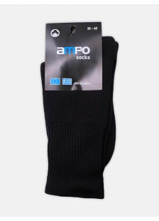 Einfarbige Socken in schwarz und weiß AMPO