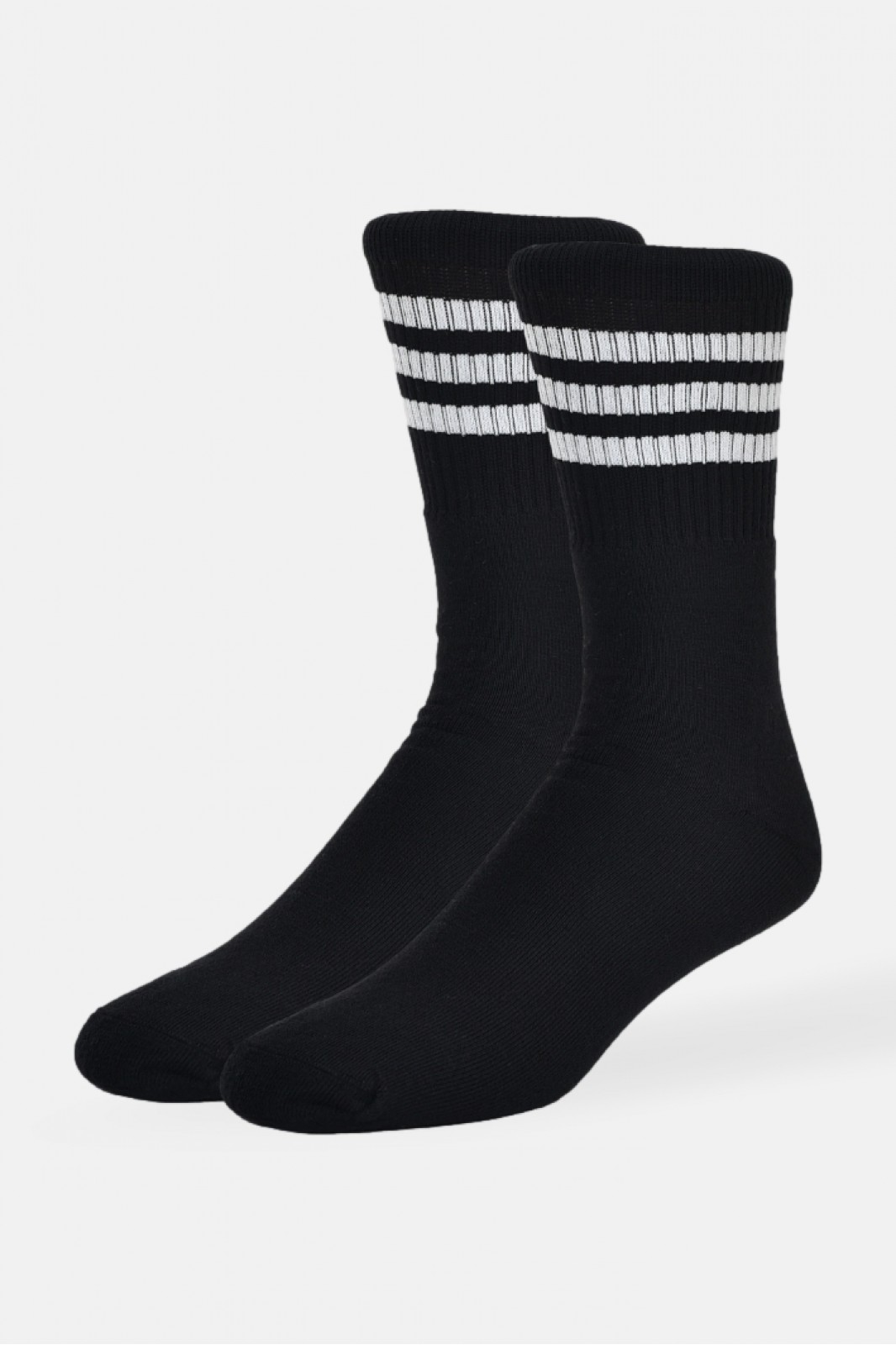 Sport Socks 3 Stripes Black n White