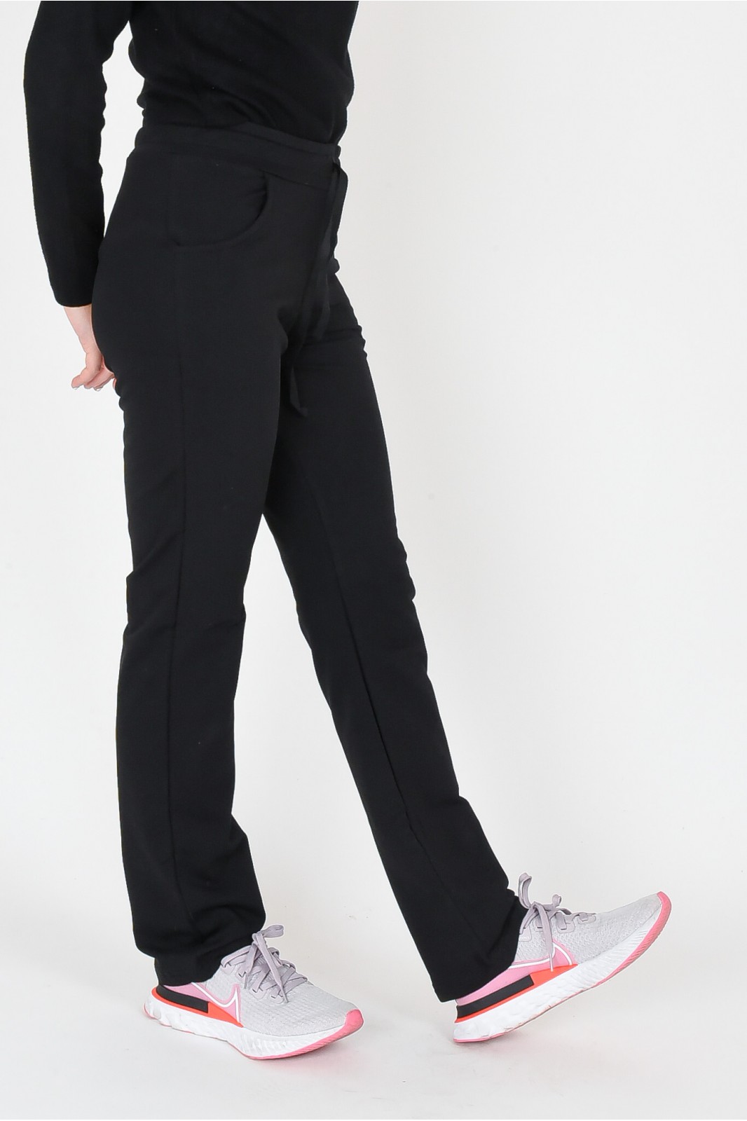 Spring pants ANS straight Black