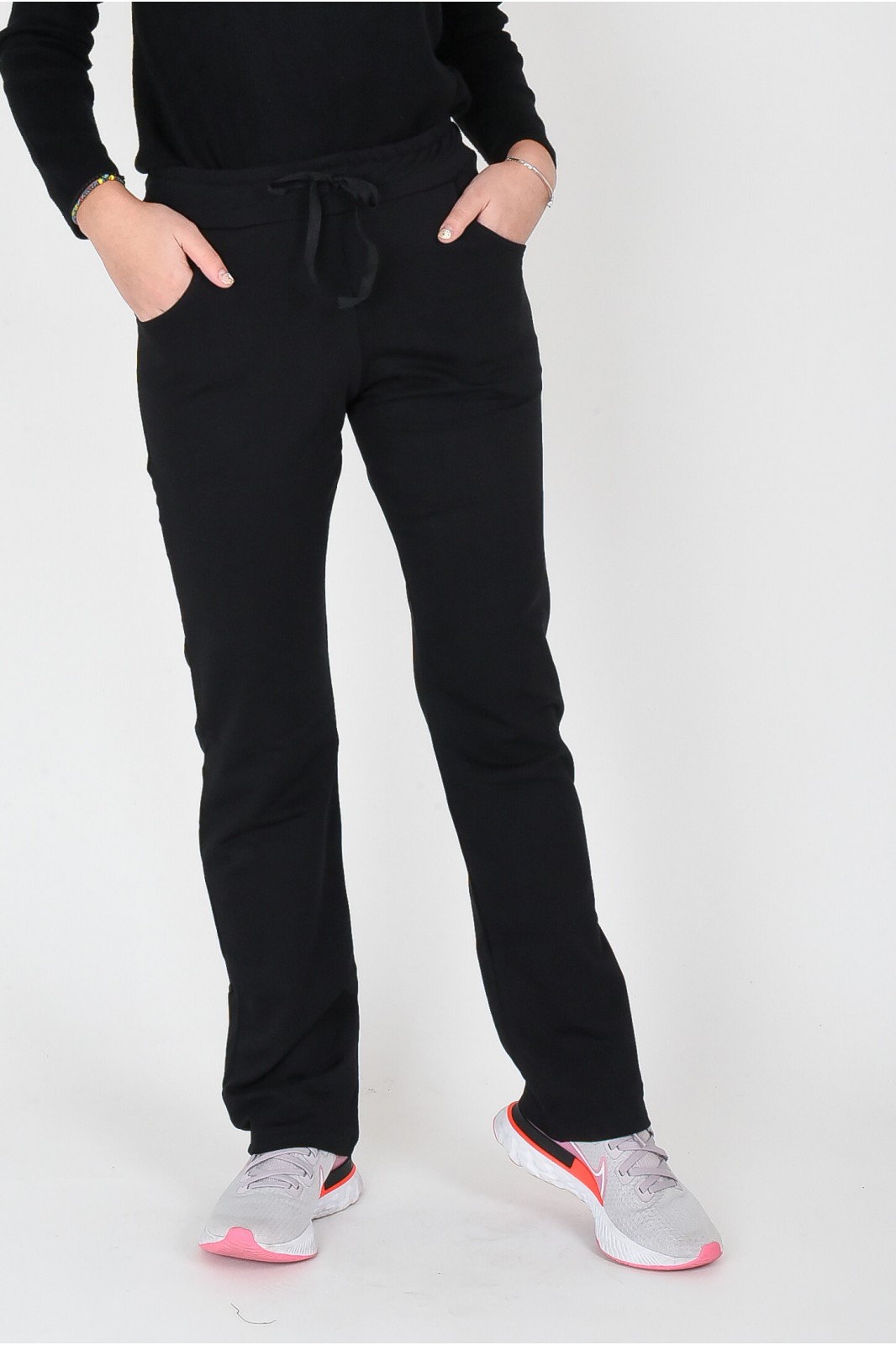 Spring pants ANS straight Black