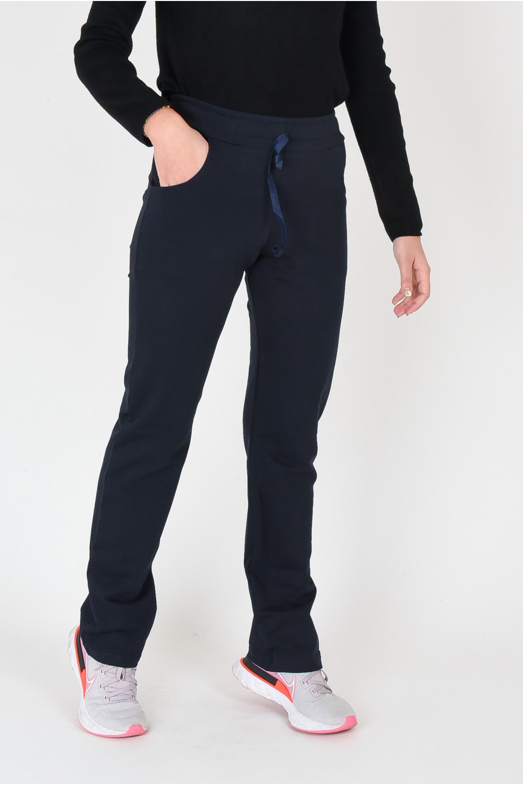 Spring pants ANS straight dark blue