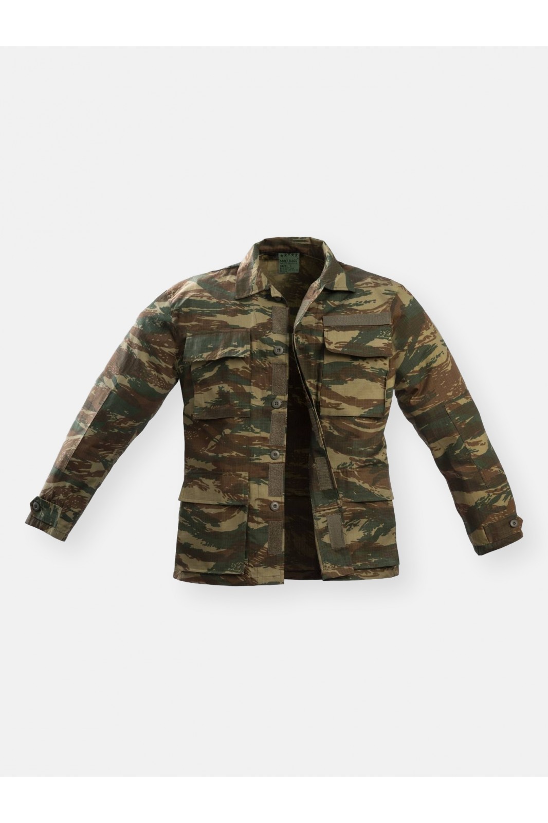 Military Jacket ARMYRACE RIP-STOP BDU 611 Greek Camouflage