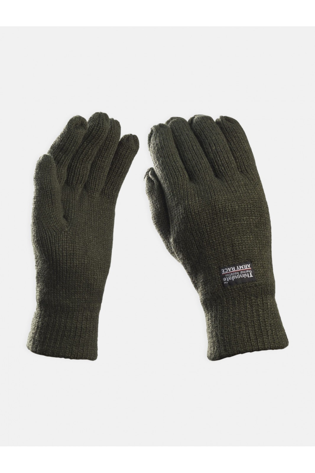 Winter Gloves ARMY RACE Khaki and Black