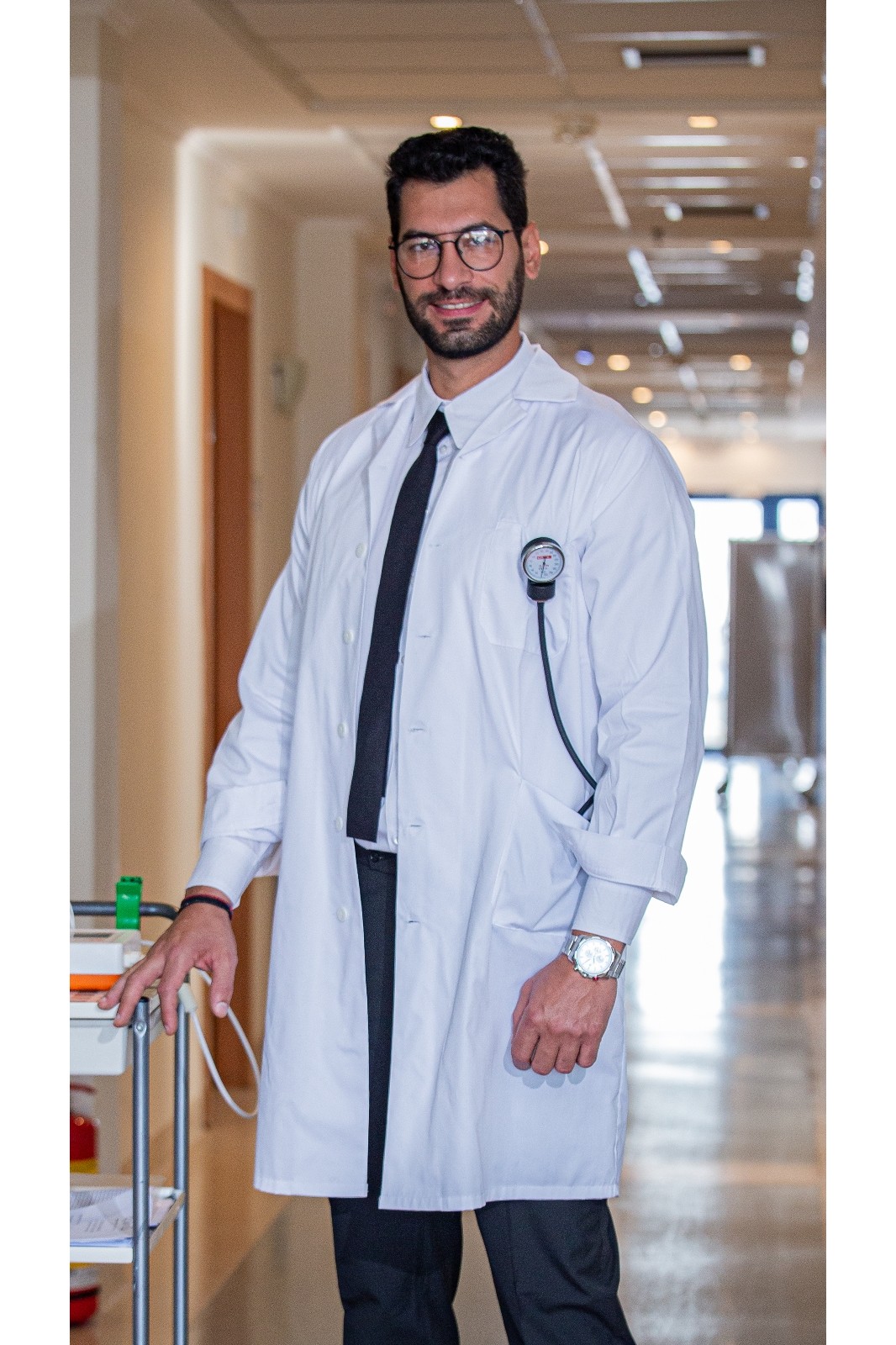 Mens Medical Robe AXON MEDICAL WORKWEAR