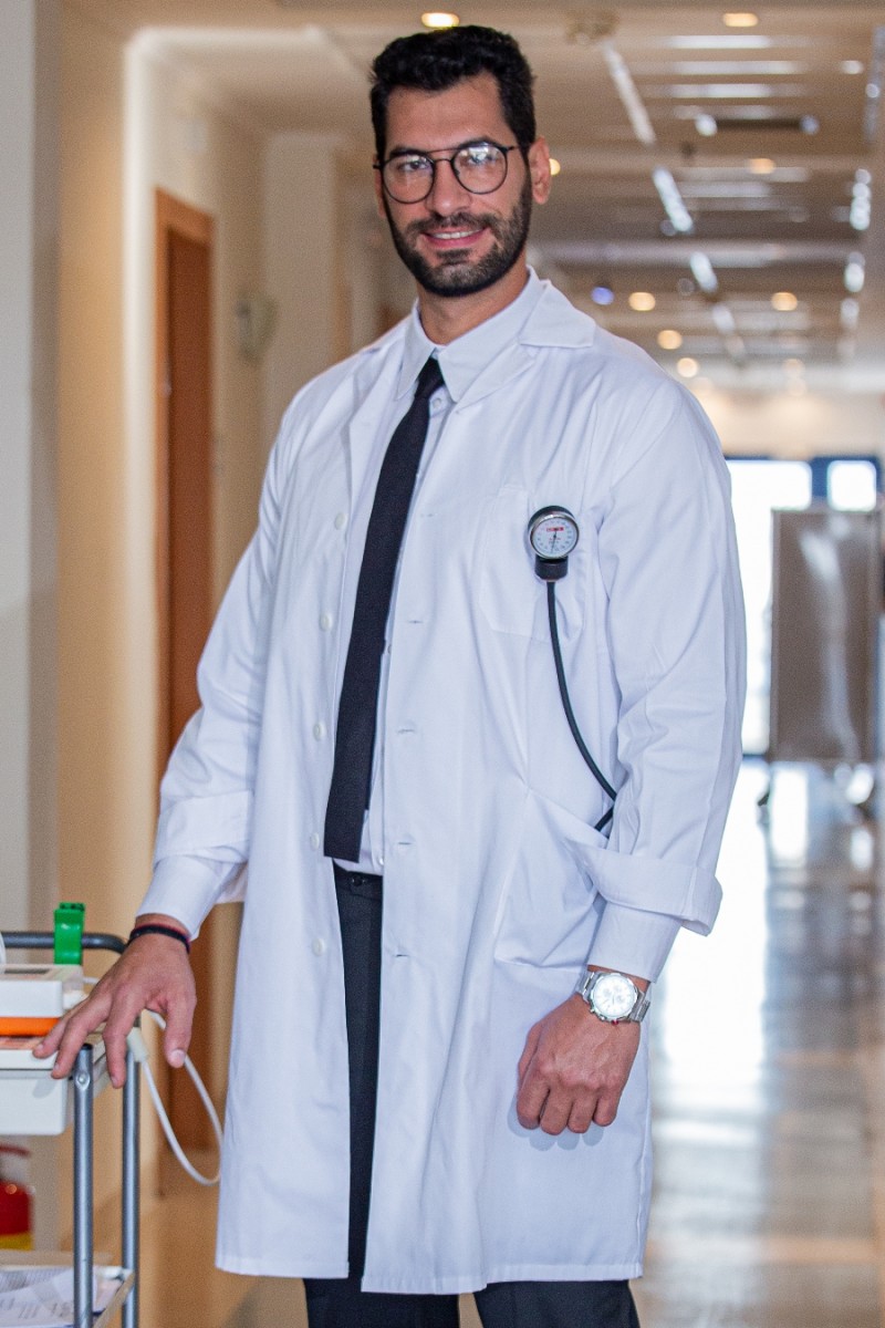 Mens Medical Robe AXON MEDICAL WORKWEAR