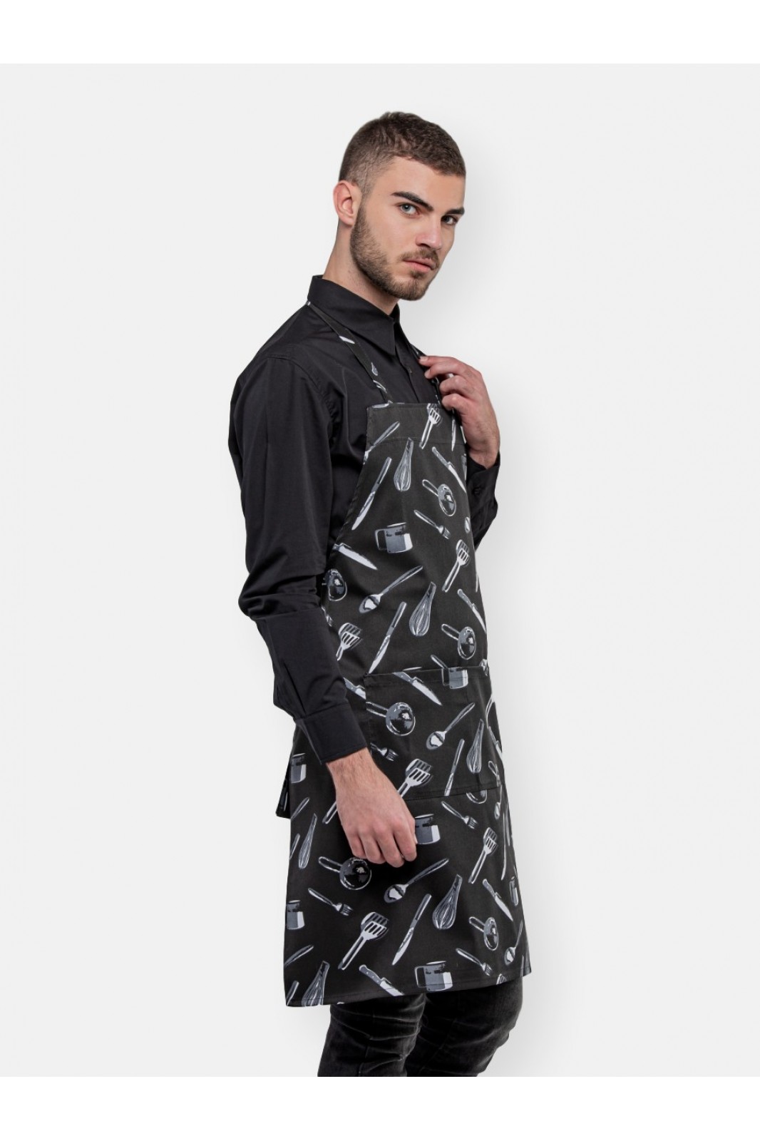 Neck apron MEZZO with print