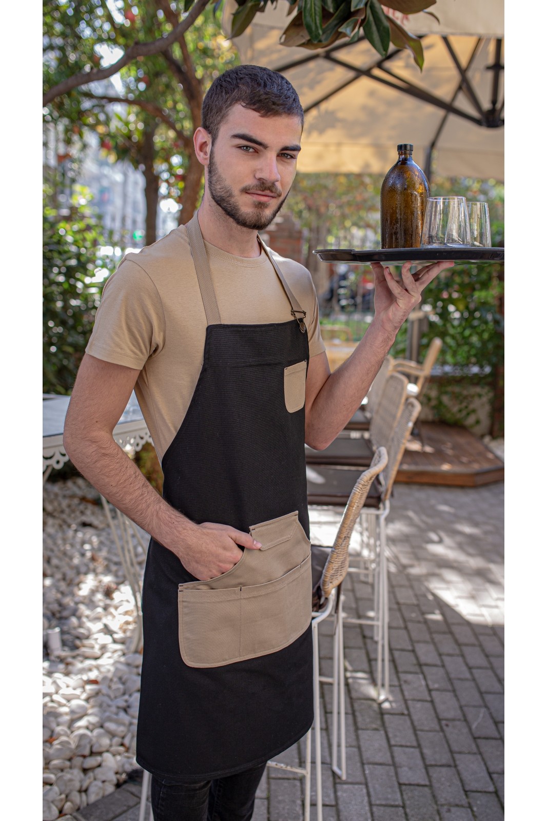 Neck apron MOCHA by AXON