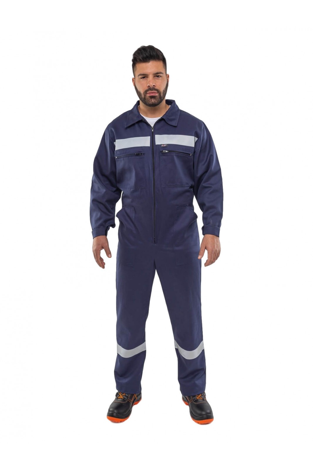 One - piece Work Uniform AXON OVERALLS CLASSIC with reflectors