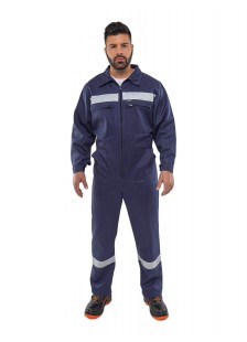 One - piece Work Uniform AXON OVERALLS CLASSIC with reflectors