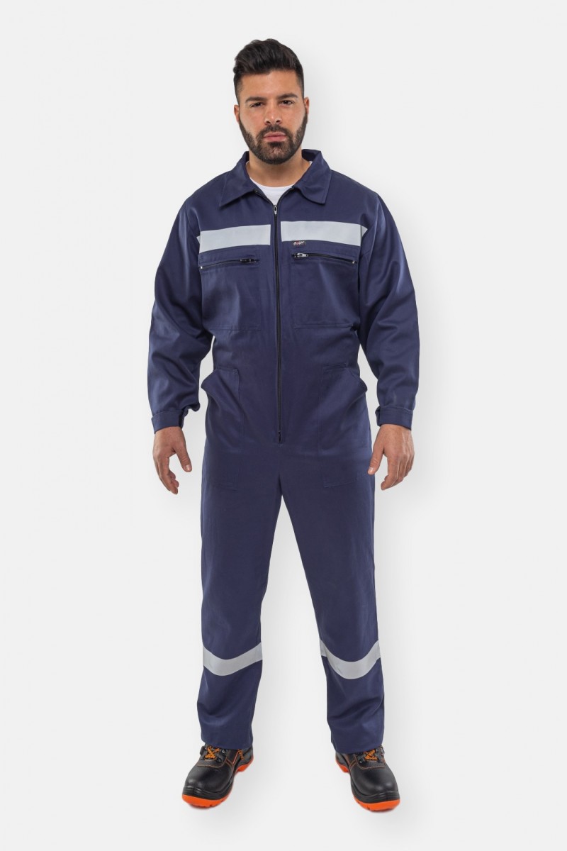 One - piece Work Uniform AXON OVERALLS CLASSIC with reflectors