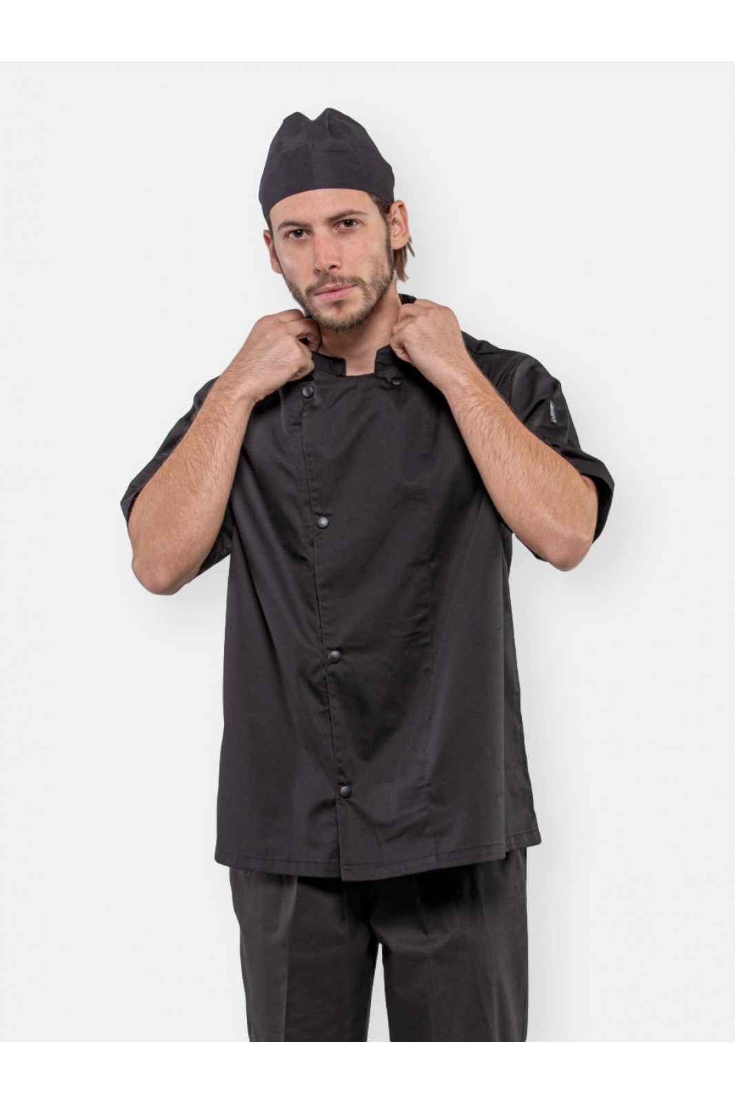 Short-sleeved cooks jacket AXON BASIL