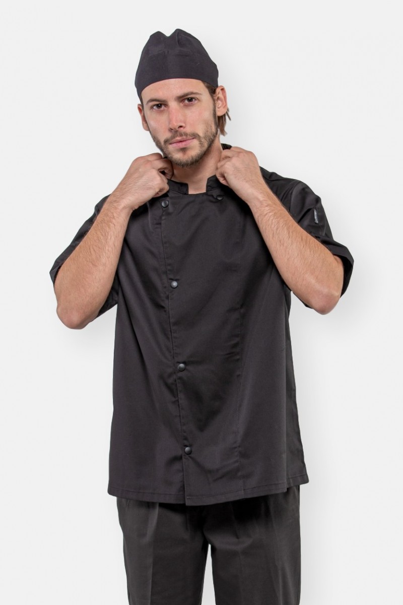 Short-sleeved cooks jacket AXON BASIL