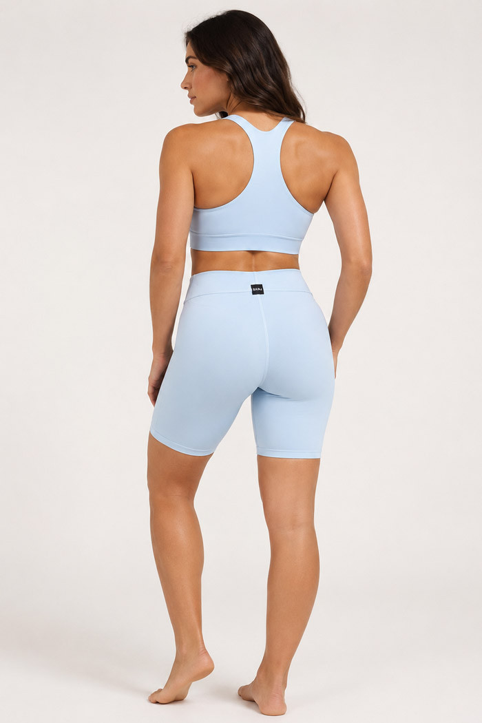 BODY MOVE cycling leggings 1341-GALAZIO, light blue