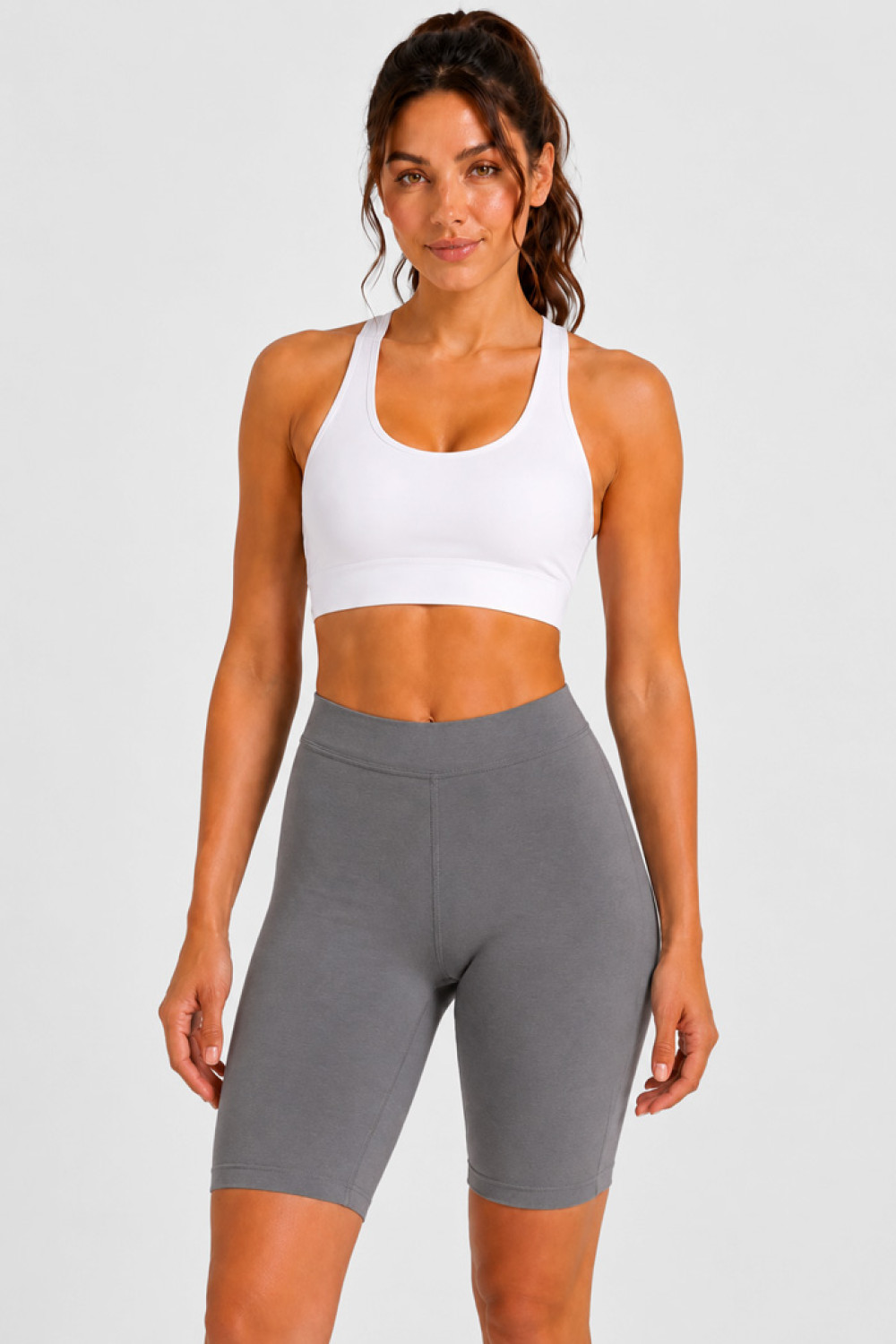 BODY MOVE Radler-Leggings 1341-GRAPHIT, Anthrazit