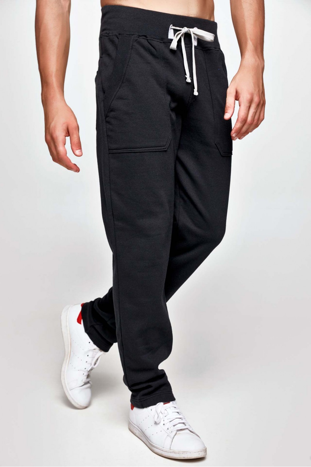 Autumn sweatpants BODY MOVE 1262 BLACK