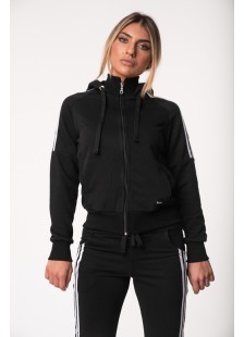 Sports jacket with stripes BODY MOVE 1171 black