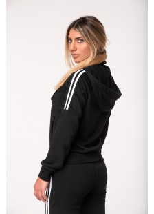 Sports jacket with stripes BODY MOVE 1171 black