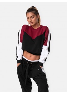 Sports overalls set BODY MOVE Crop Top BLACK